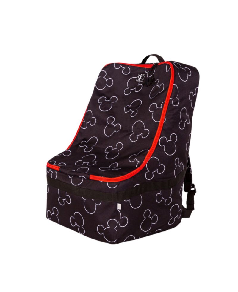 Disney Baby Ultimate Padded Backpack Car Seat Travel Bag, Mickey