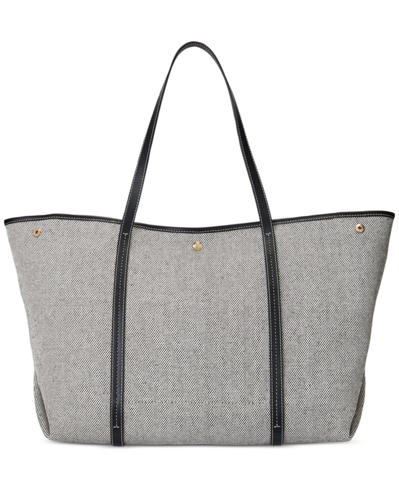 Emerie Canvas & Leather Extra-Large Tote Bag