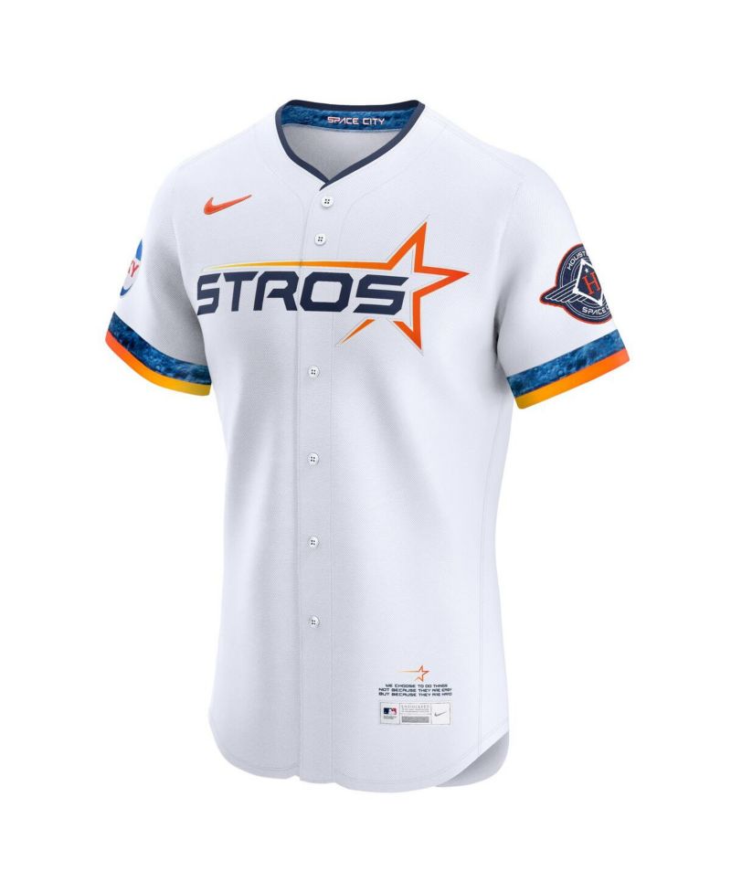 Men's White Houston Astros 2025 City Connect Elite Jersey