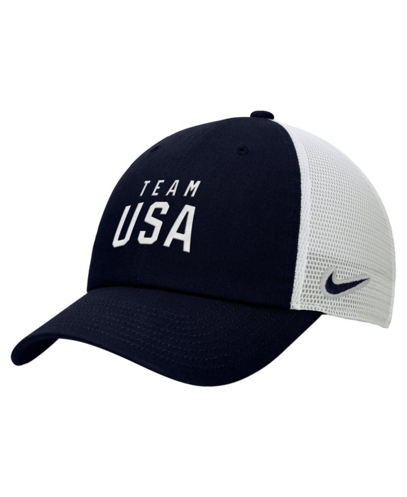 Big Boys and Girls Navy Team USA Club Adjustable Hat