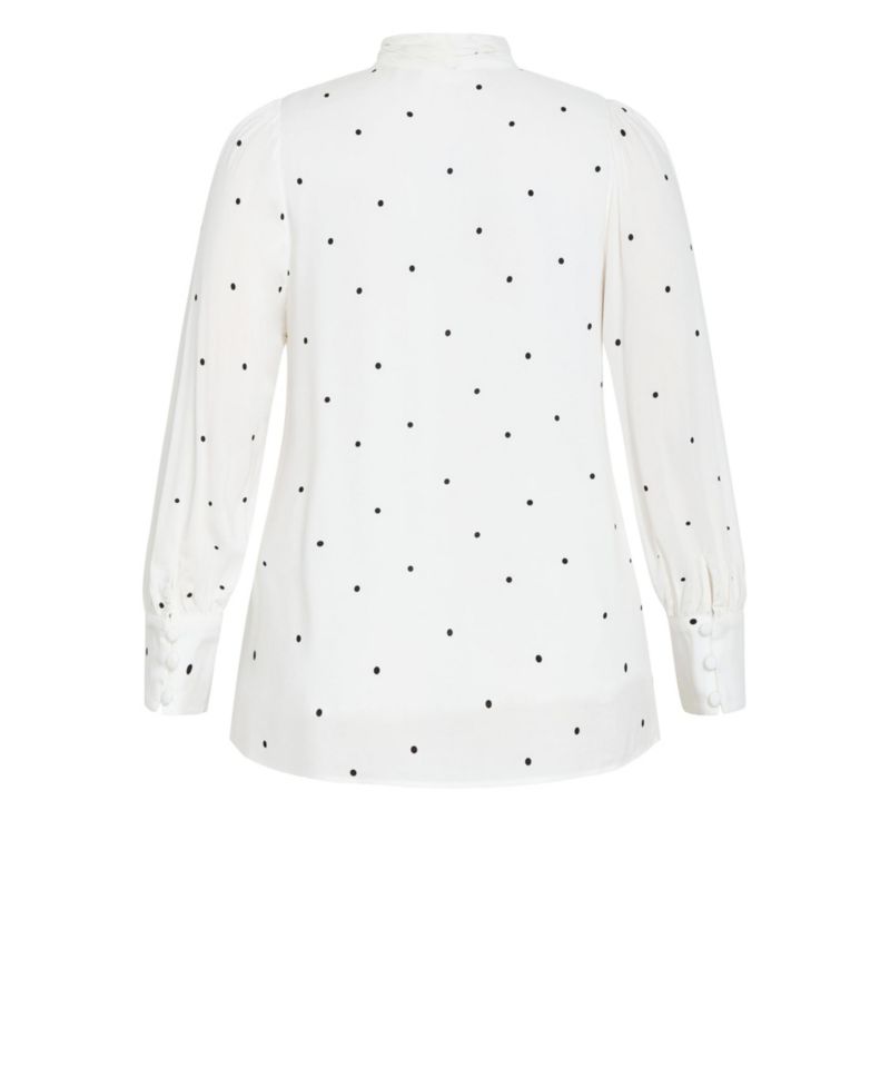 Women's Kensie Spot Neck Tie Top
