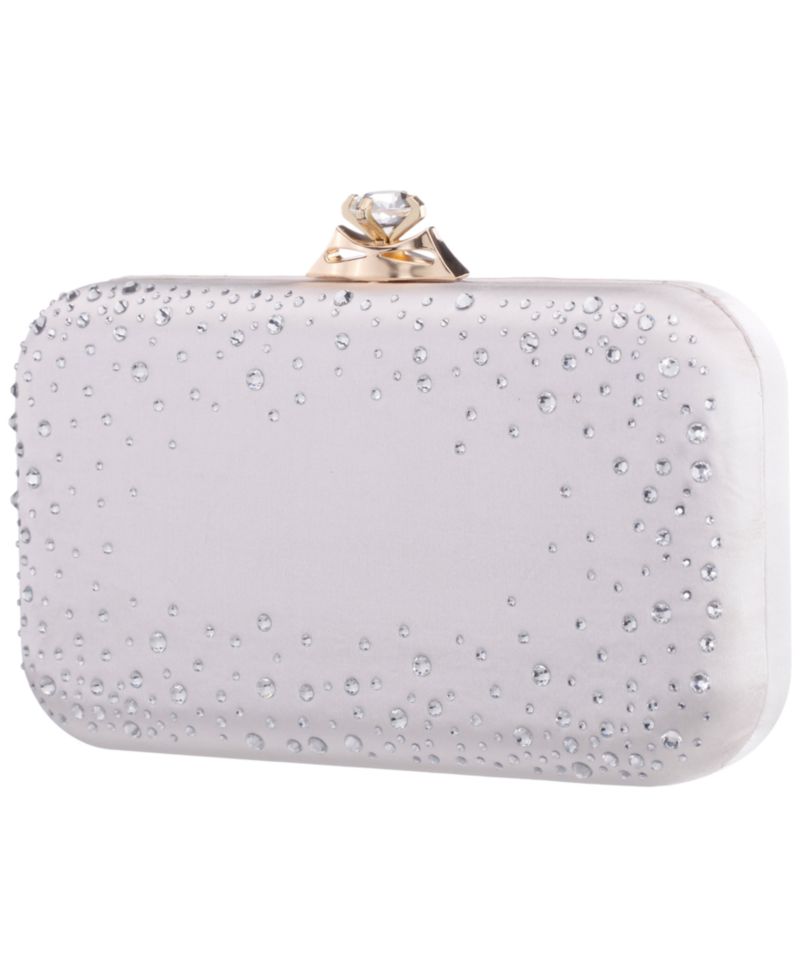 Lindsay Scatter Crystal Minaudiere Small Clutch Handbag