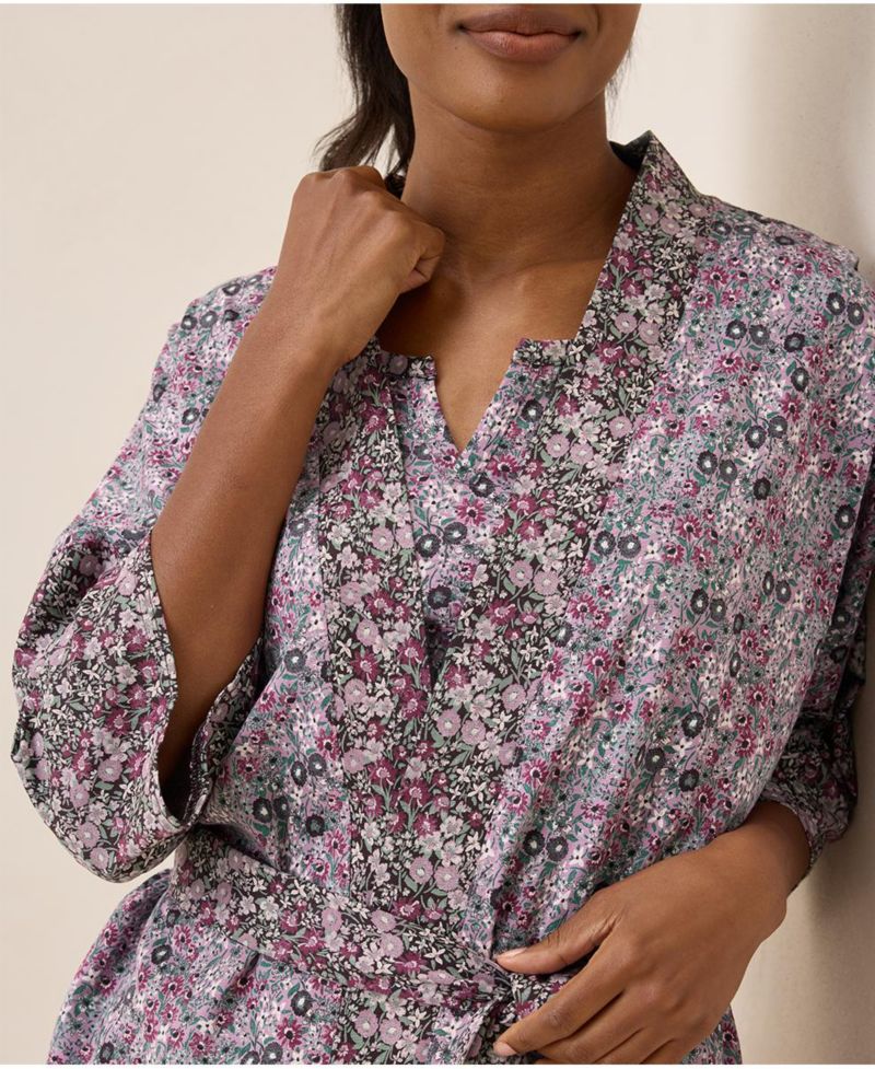 Women's Organic Cotton Staycation Short Robe