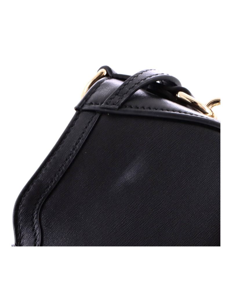 Mini Moon Side Shoulder Bag Leather