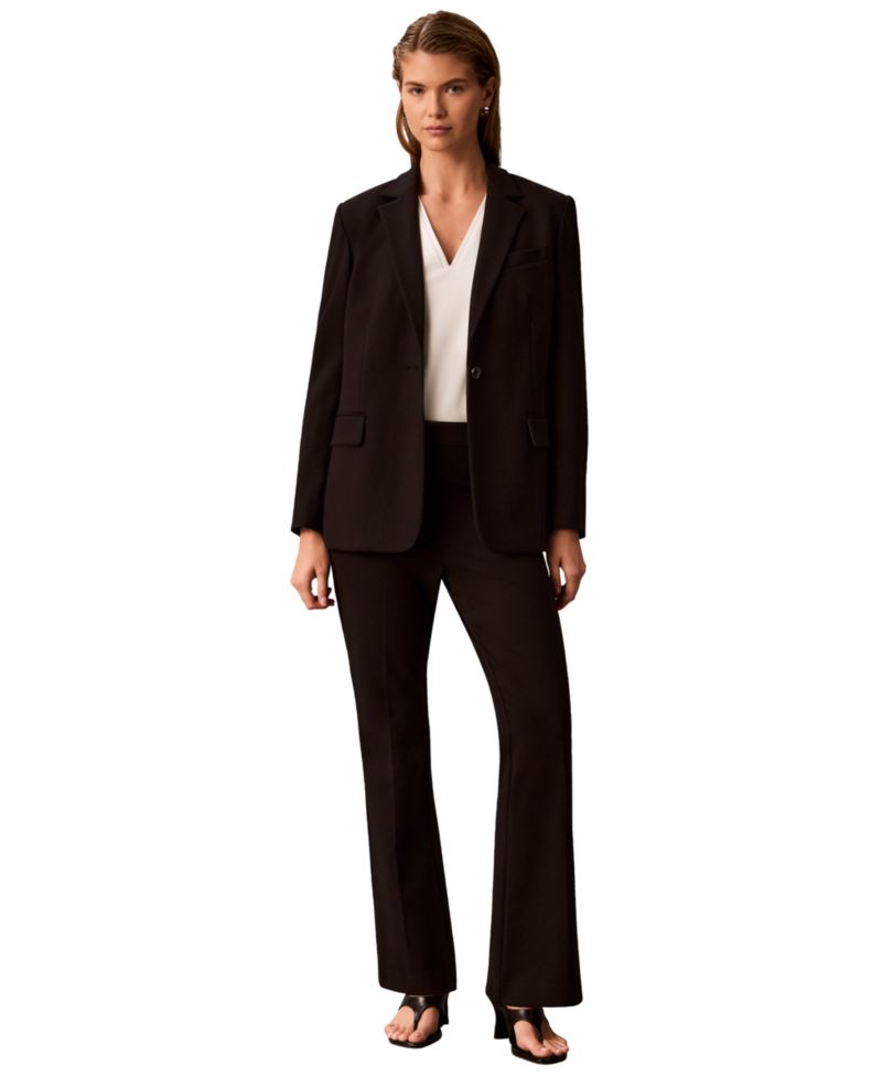 Petite High-Waisted Bootcut Compression Pants