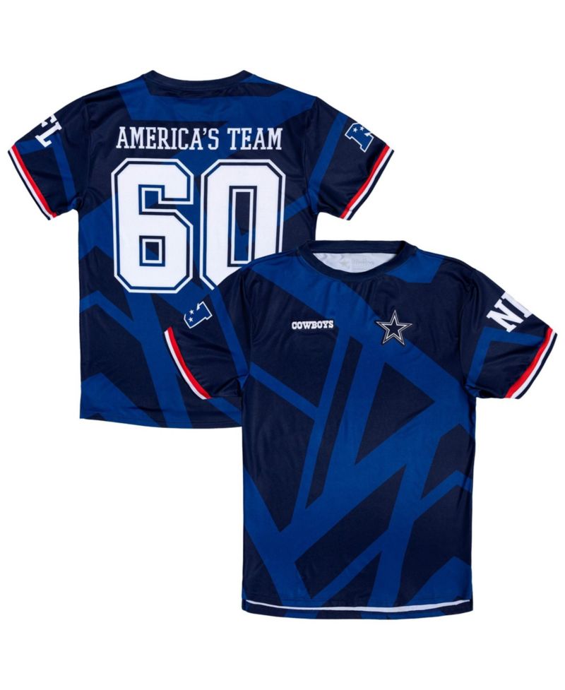 Big Boys and Girls Navy America's Team Fashion Soccer Top