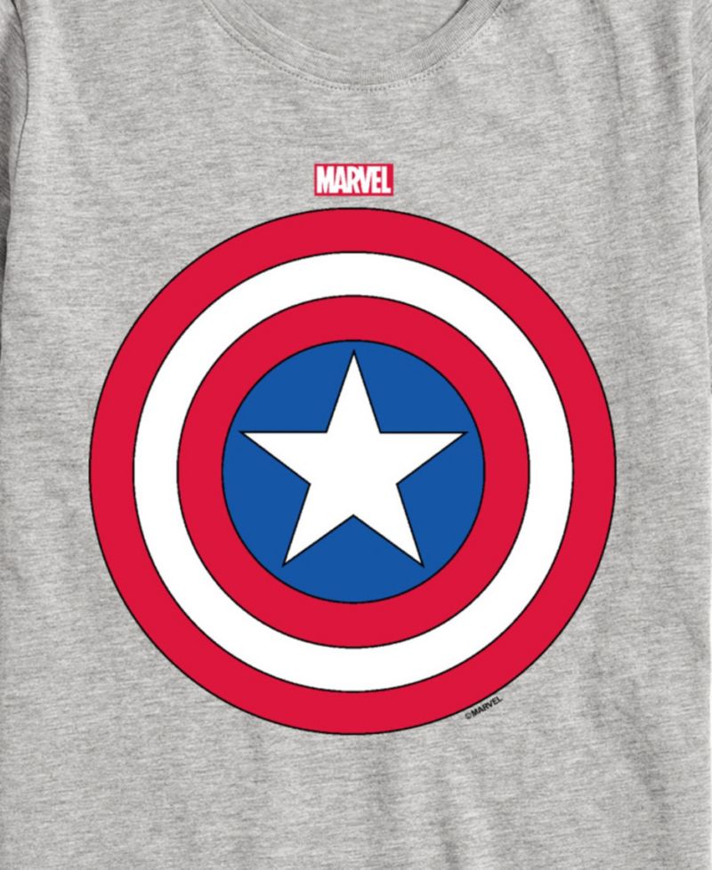 Boys Captain America Graphic T-Shirt