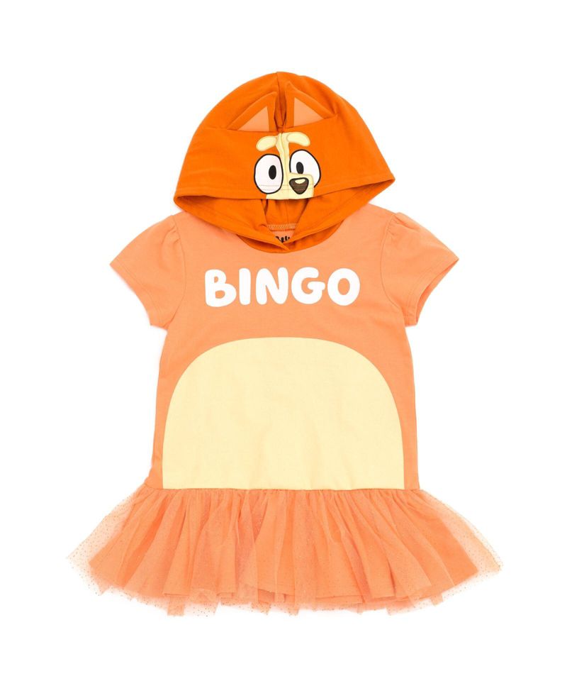 Girls Bingo Cosplay T-Shirt Dress and Leggings Outfit Set