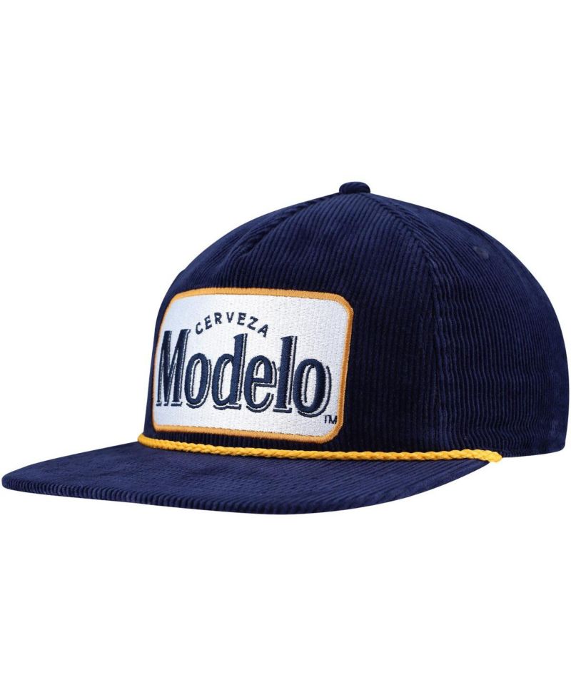 Men's Navy Modelo Corduroy Rope Golf Snapback Hat