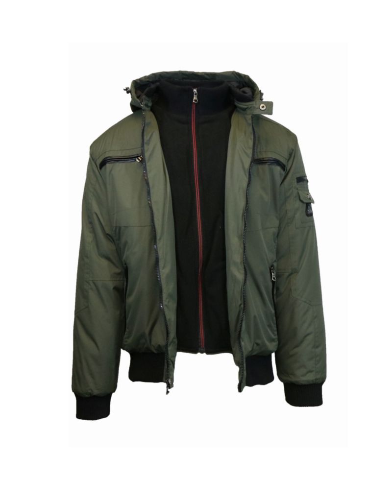 Spire By Galaxy Men's Heavyweight Moto Jacket
