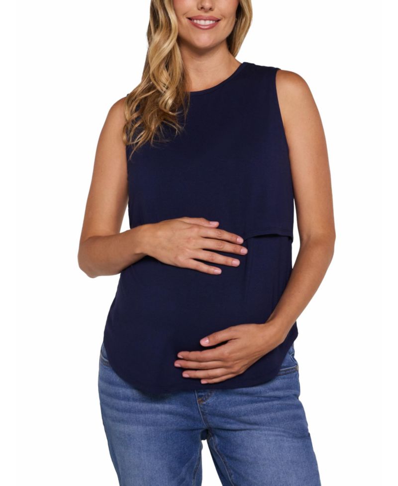 Women's Motherhood Sleeveless Nursing Top