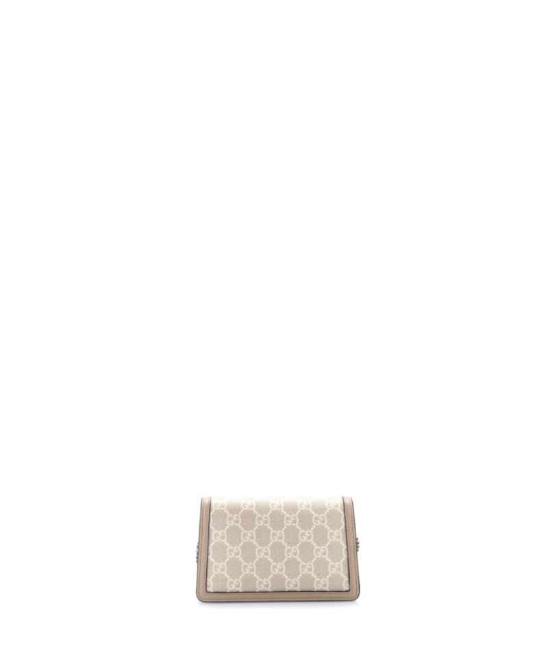 Super Mini Dionysus Bag GG Coated Canvas with Leather