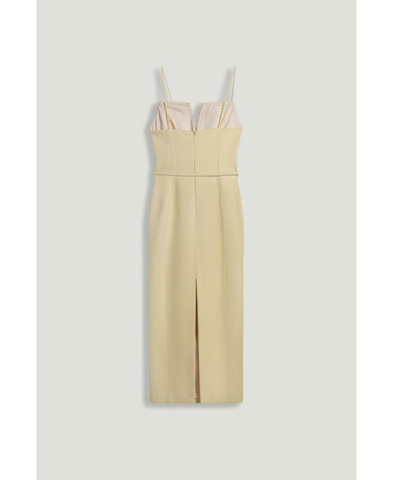 Women's Strappy Belted Midi Dress
