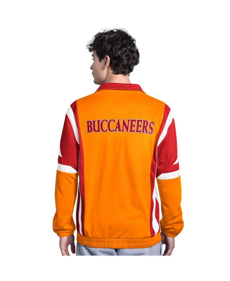 Men's Orange Tampa Bay Buccaneers Contender Logo Full-Zip Track Jacket