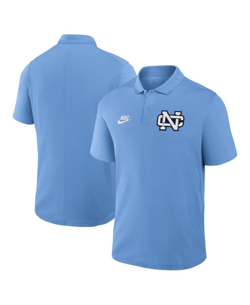 Men's Carolina Blue North Carolina Tar Heels Primetime Victory Legacy Vault Logo Performance Polo Shirt