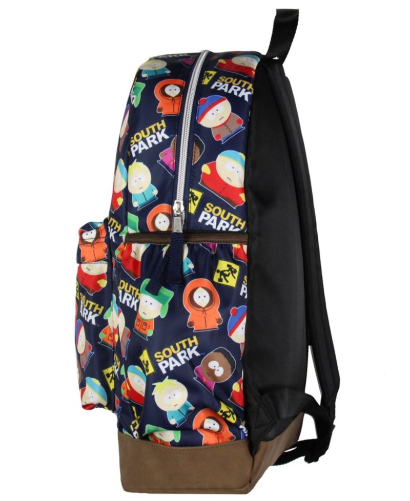 Stan Kyle Cartman Kenny Butters Token School Travel Backpack Book Bag 16"