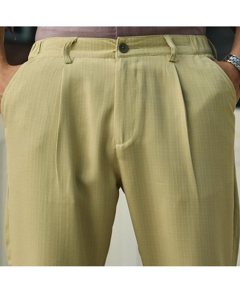Men's Lime Green Chino Trousers