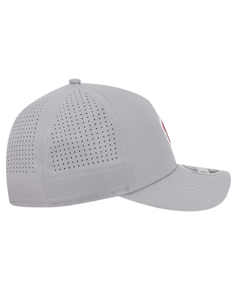 Men's Gray Washington Nationals Micro Logo 9FORTY M-Crown A-Frame Adjustable Hat