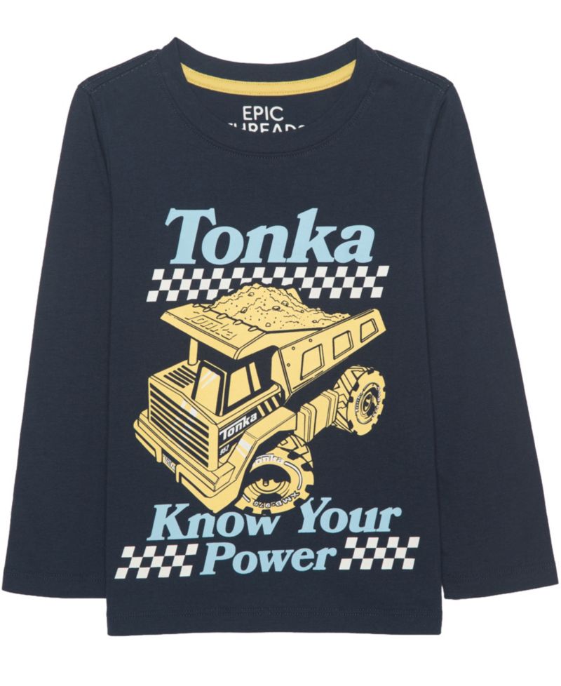 Toddler Boys' 12M-5T Tonka Know Your Power Graphic T-Shirt