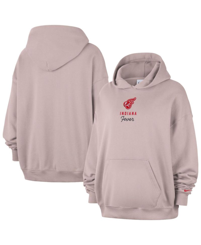 Women's Light Pink Indiana Fever Studio Fleece Hoodie