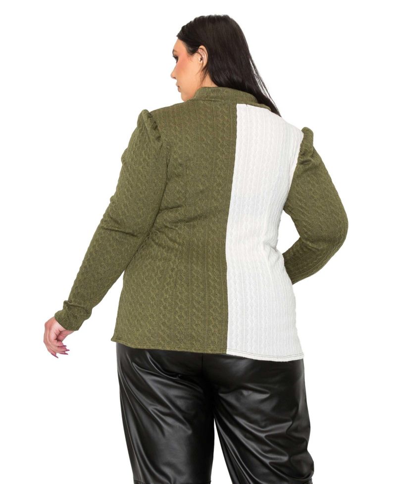 Plus Size Britt Star Embellished Waist Tie Sweater