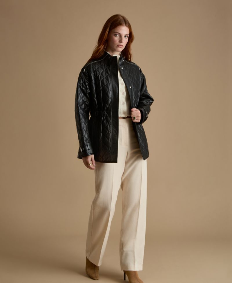 Women's Nora Leather Coat