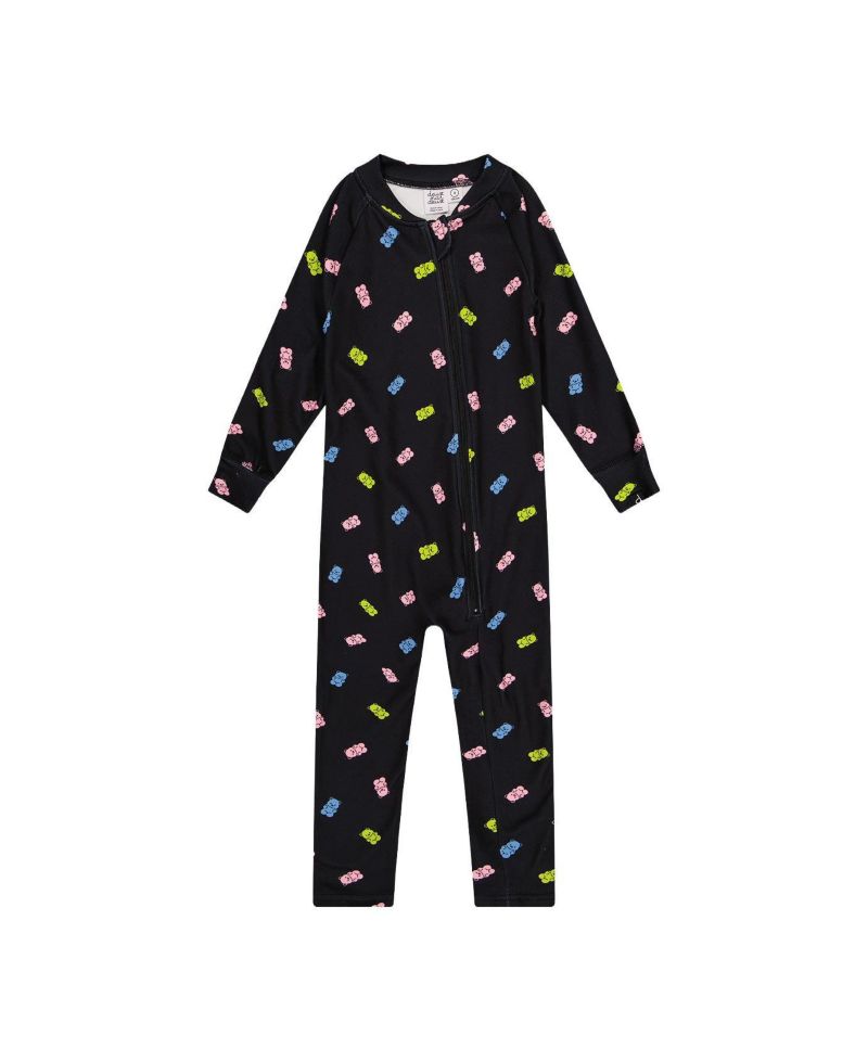 Baby Girls(6M-24M) One Piece Thermal Underwear Printed Gummy Bears