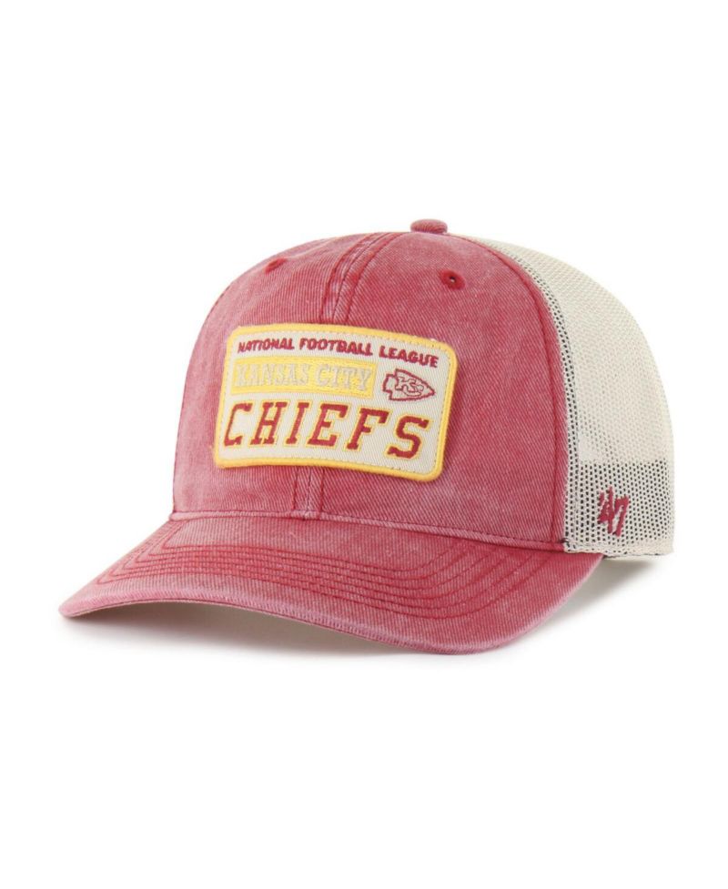 Men's Red Kansas City Chiefs Canteen Relaxed Trucker Adjustable Hat