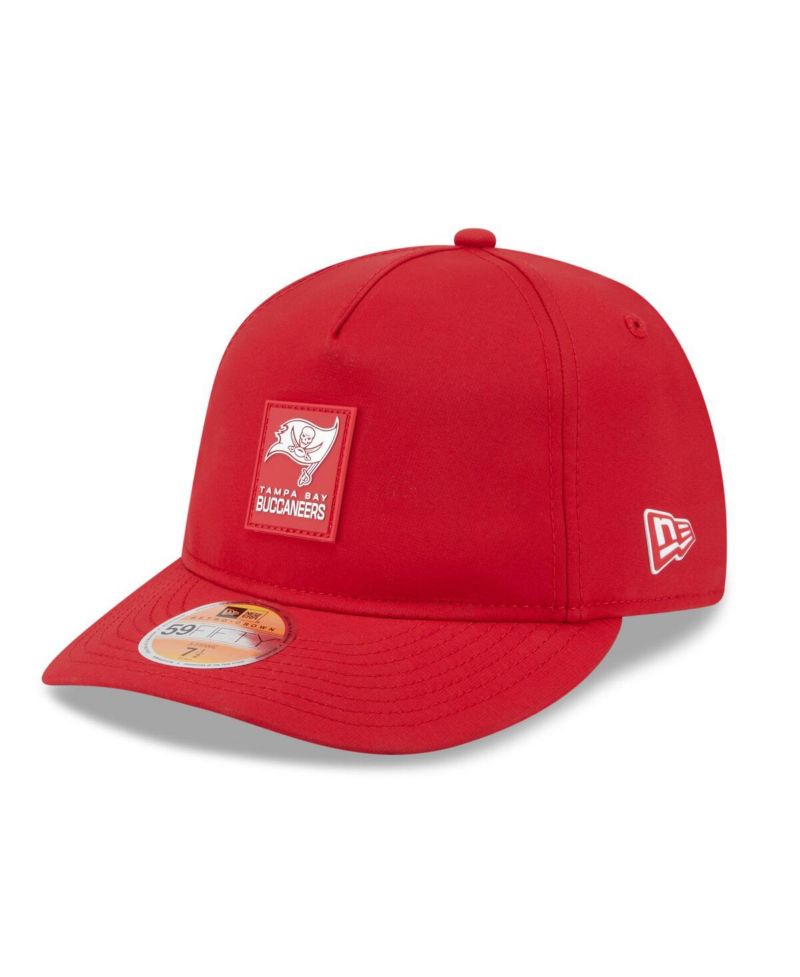 Men's Red Tampa Bay Buccaneers 2025 Sideline Retro Crown 59FIFTY Fitted Hat