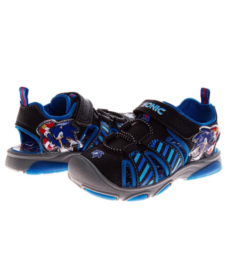 Little Boys Nickelodeon Sega Hook and Loop Sport Sandals with Tails