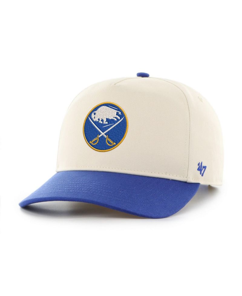 Men's Cream/Royal Buffalo Sabres Logo Hitch Adjustable Hat
