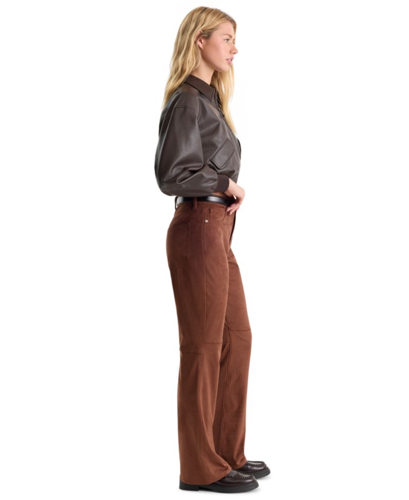 Women's Suede Good Classic Bootcut Pants