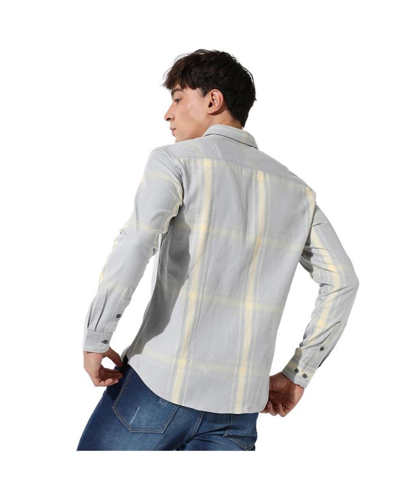 Men's Tartan Plaid Button Up Shirt