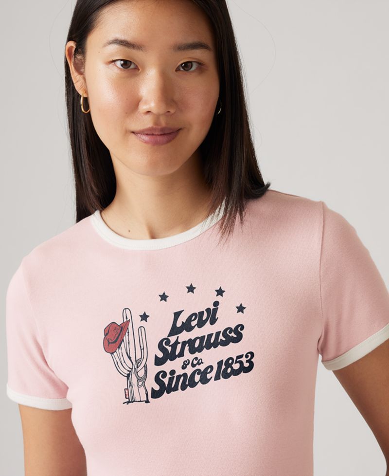 Women's Graphic Ringer Rickie T-Shirt