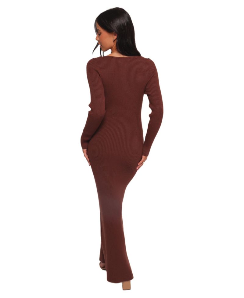 Women's Marshall Button Through Knit Maxi Dress