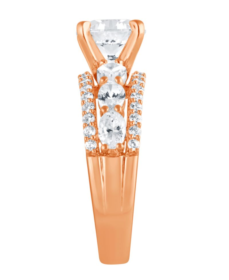 Certified Lab Grown Diamond Engagement Ring (3-1/4 ct. t.w.) in 14k Yellow, White or Rose Gold