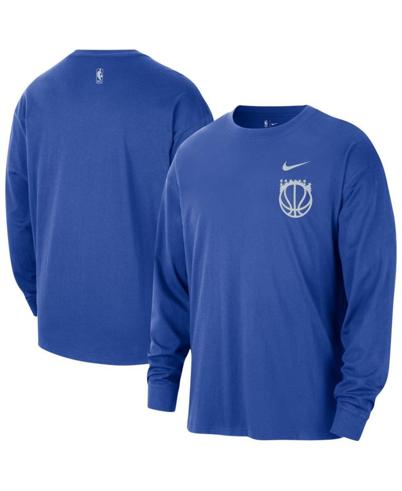 Nike Men's Blue Orlando Magic 2025/26 City Edition Remix Essential Logo Long Sleeve T-Shirt