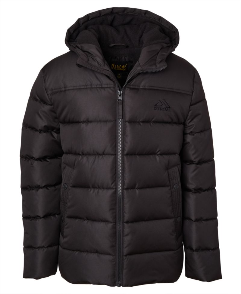 Toddler and Little Boys' Ripstop Mini Puffer Jacket with Beanie