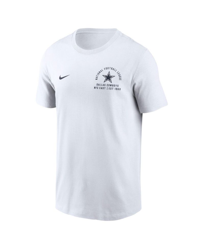 Men's Dallas Cowboys Split Logo Screen Print T-Shirt
