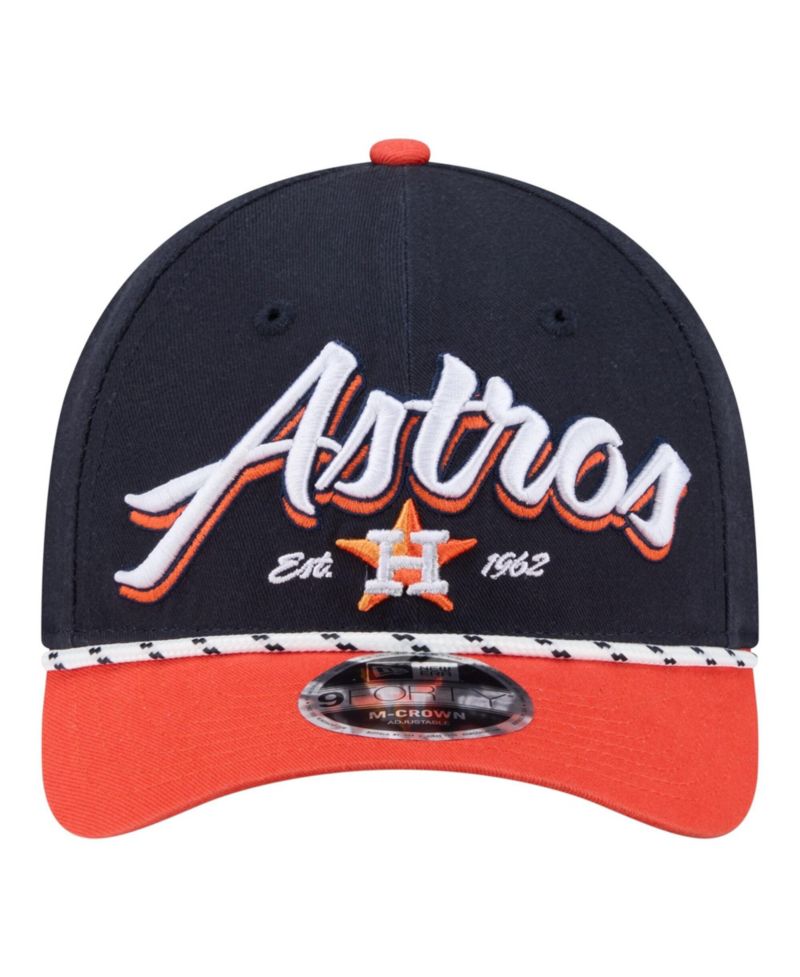 Men's Navy/Orange Houston Astros Team Loyal 9FORTY M-Crown Adjustable Hat
