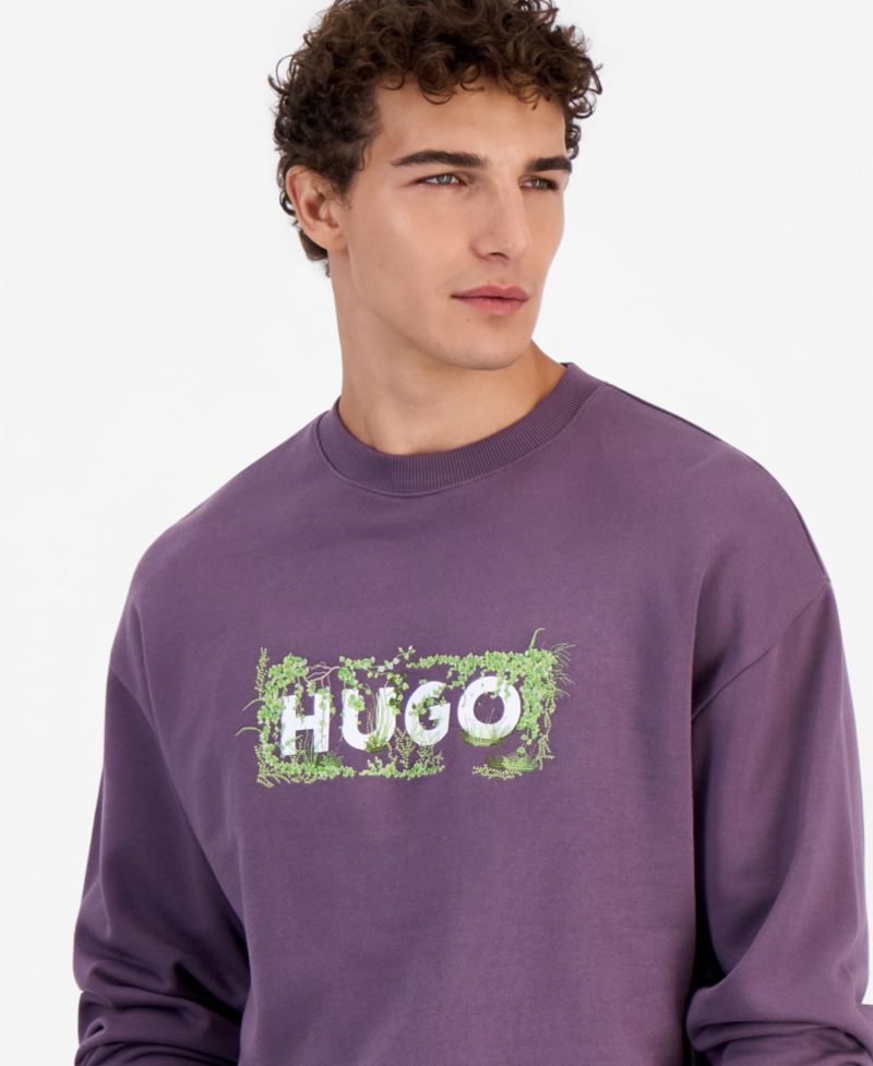 Men's Niviocrew Regular-Fit French Terry Crewneck Sweatshirt