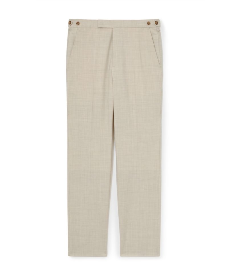 Men's Vita Pin-Check Classic-Fit Wool-Blend Pants