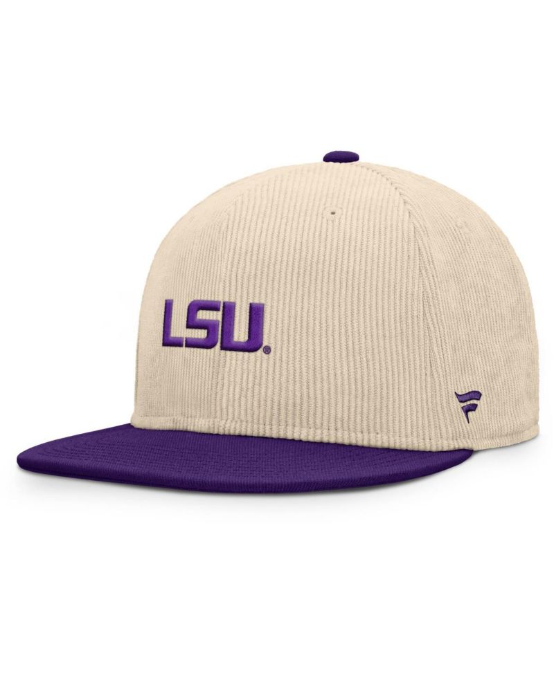 Men's Tan LSU Tigers Catcher Snapback Hat