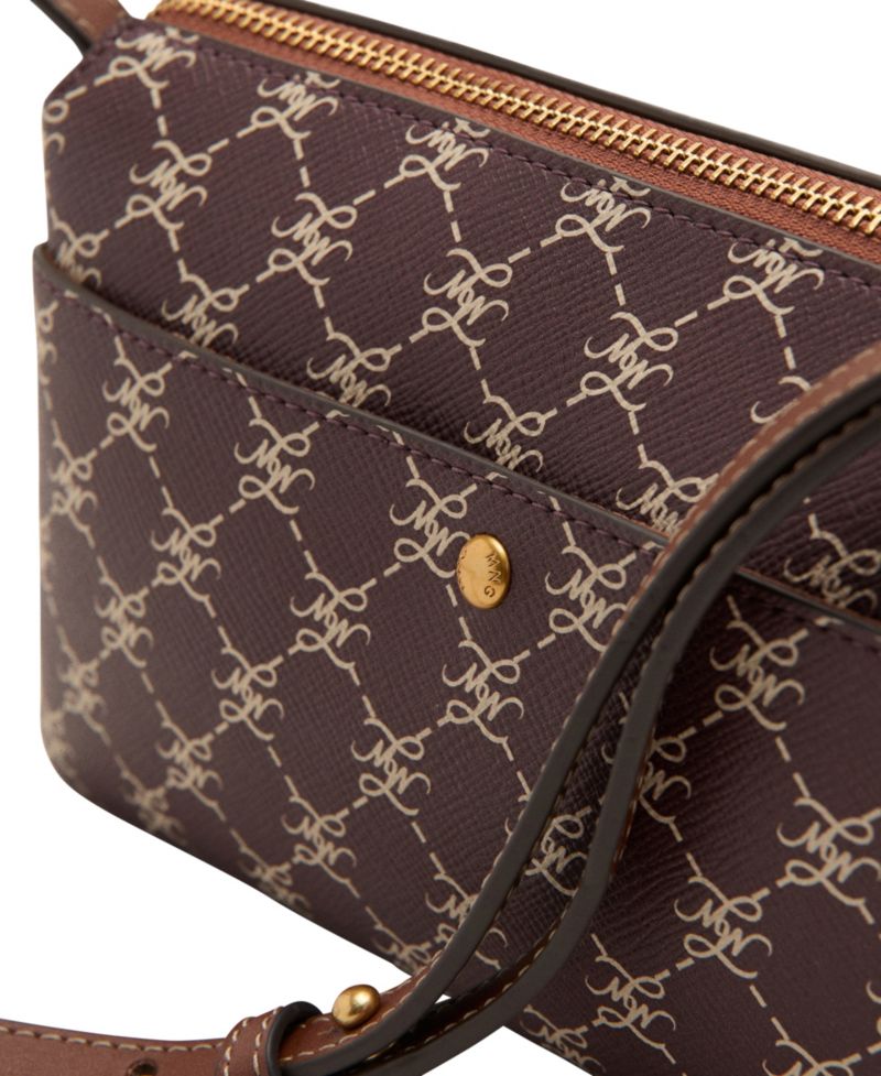 Women's Printed Logo Shoulder Bag