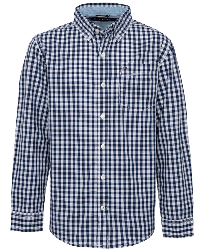 Toddler and Little Boys Baxter Gingham Button-Down Shirt