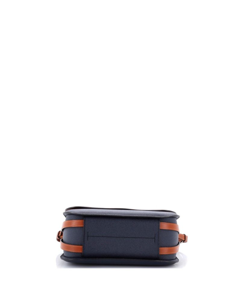 Pre-Owned Hermes Harnais Shoulder Bag Epsom and Tadelakt