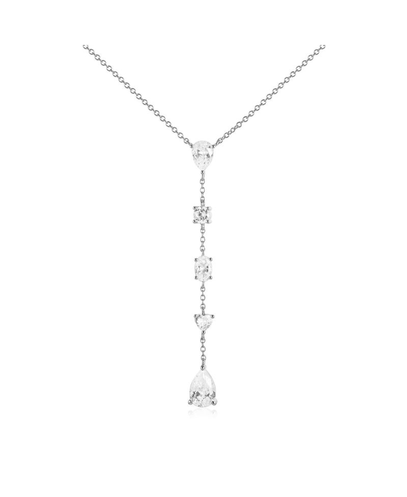 Lunar Crystal Drop Pendant