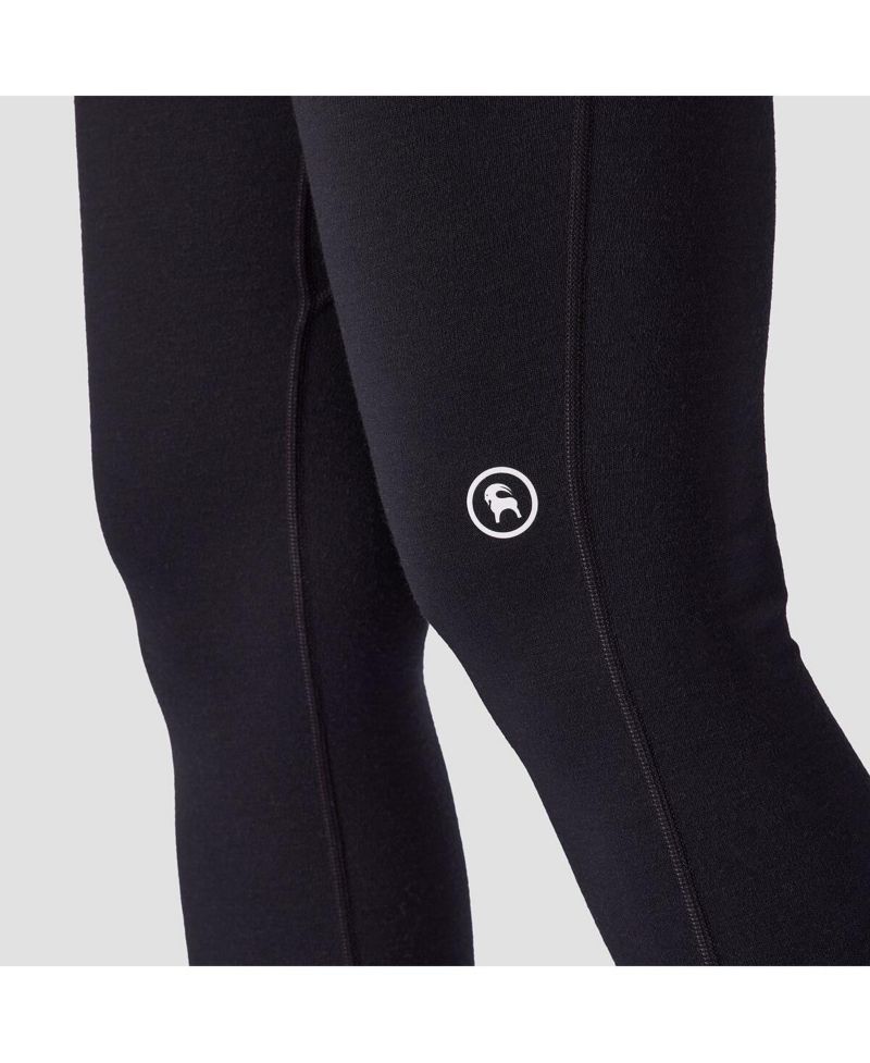Women's BGA Cedars RWS Merino Mid-Wt Baselayer 3/4 Bottom Midweight Long Underwear Bottoms