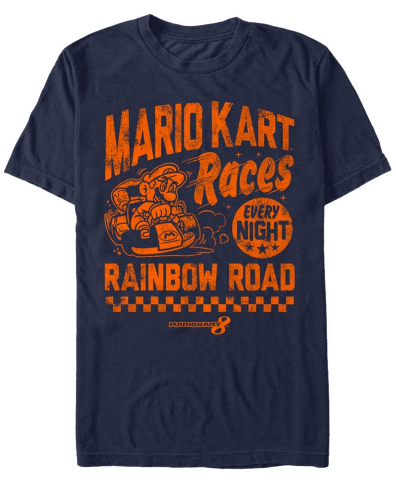Men's Nintendo Race Nights Short Sleeve T-shirt