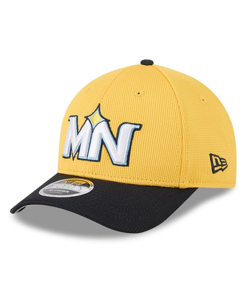 Men's Yellow/Black Minnesota Twins City Connect Batting Practice 9FORTY M-Crown Adjustable Hat